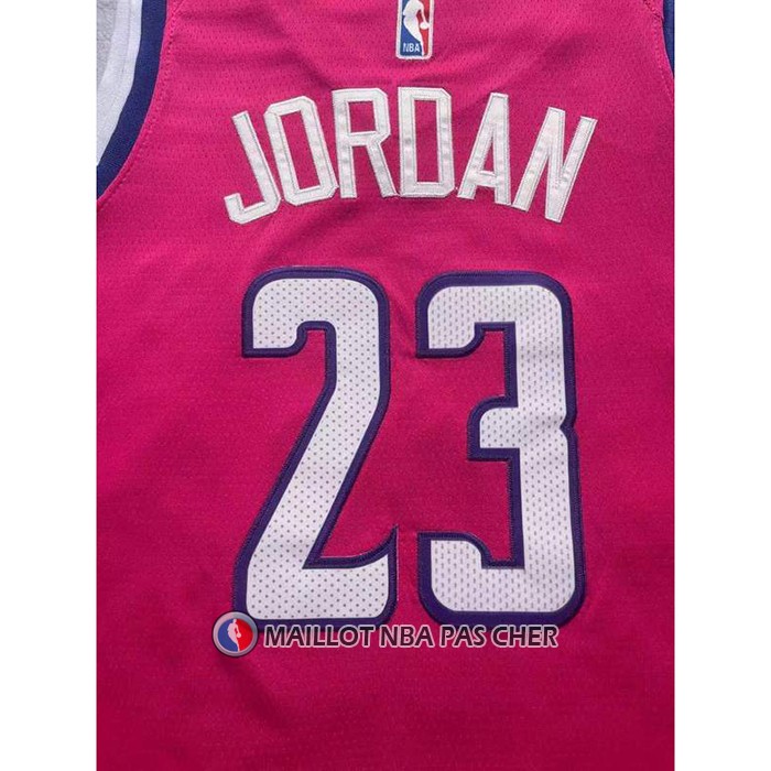 Maillot Washington Wizards Michael Jordan NO 23 Ville 2022-23 Rosa